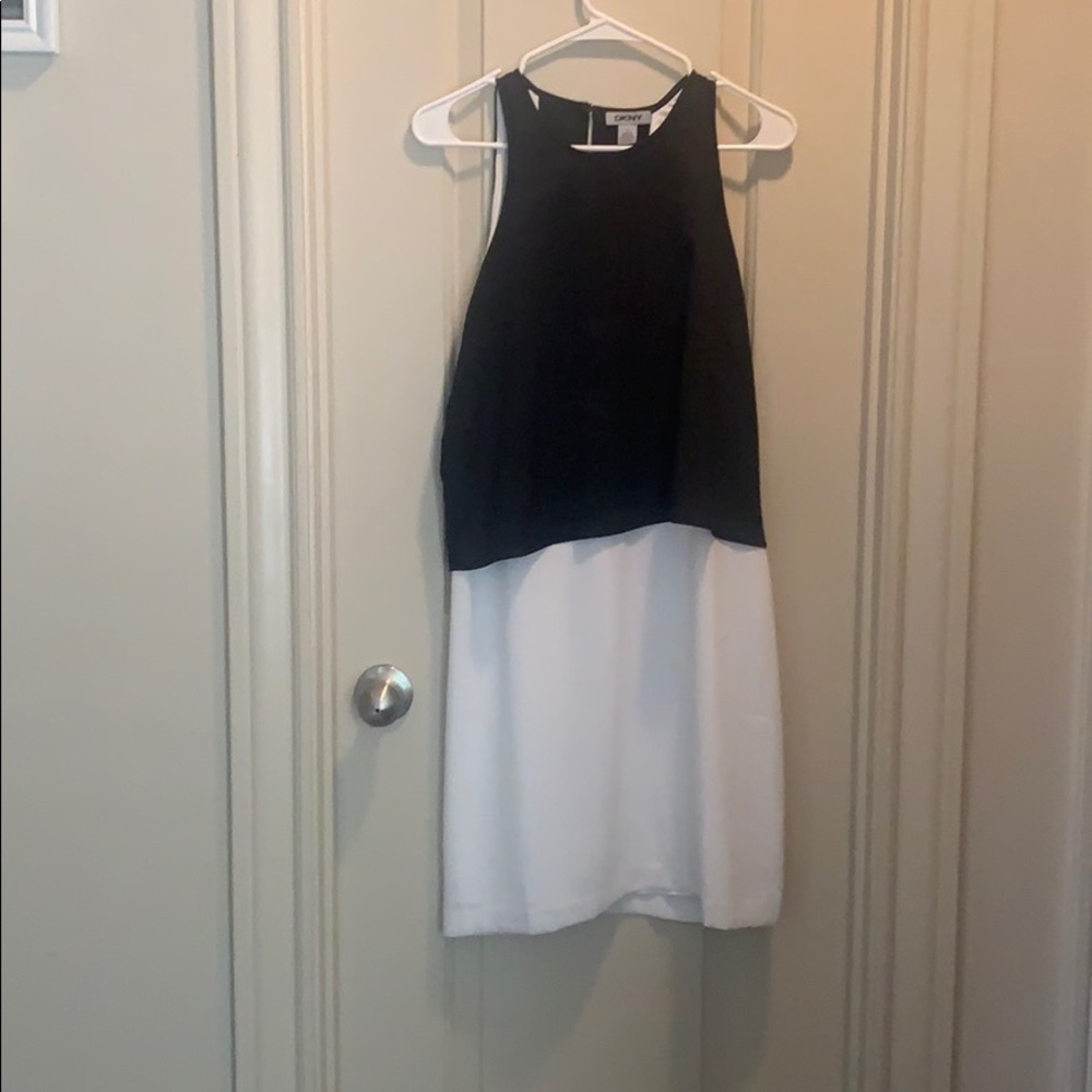 Black & White DKNY Dress